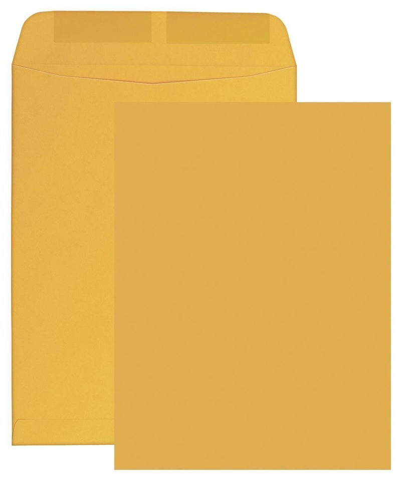 Minas Envelope 500 Minas Envelope 6"" x 9"" Catalog Envelope (Open End)  24lb. Brown Kraft  Gum Flap (500 Envelopes) - Image 1
